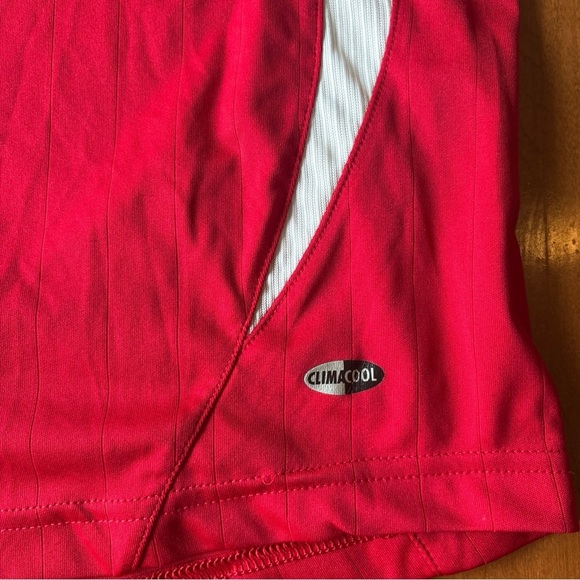 Chicago Fire MLS Soccer Jersey Yth L Climacool Adidas Authentic Red White Y2K 06 - Picture 6 of 11